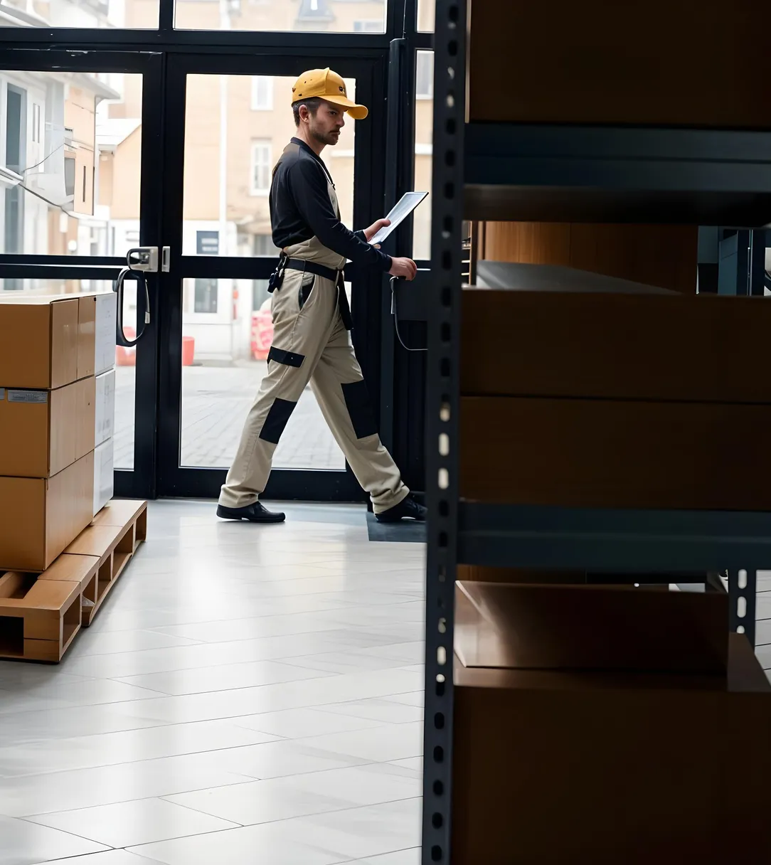 Vorrübergehende Einlagerung von
Büromöbeln